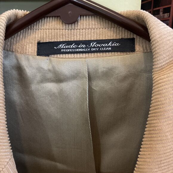 CCC Western Wear Men's Corduroy 44 Sport Coat Cowboy Blazer Suede Elbow Patches - Picture 2 of 6